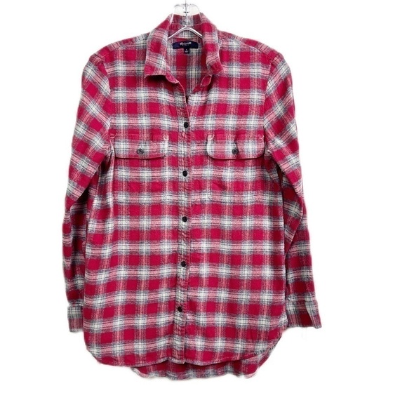 Madewell | Ex-Boyfriend Shirt in Fairfax Plaid Size Small - Picture 2 of 5